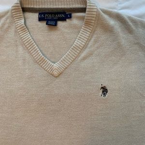 Tan U.S. Polo Ralph Lauren sweater